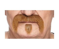 Opa Snor & baardje / Kastanjebruin