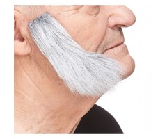 Bakkebaarden Grijs/Wit