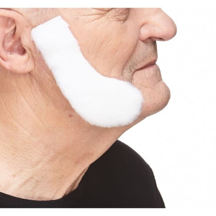 Bakkebaarden Wit / Gelijnd