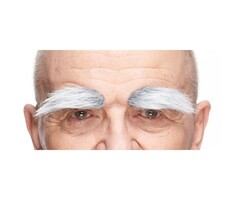 Borstelige Wenkbrauwen / Grijs & Wit