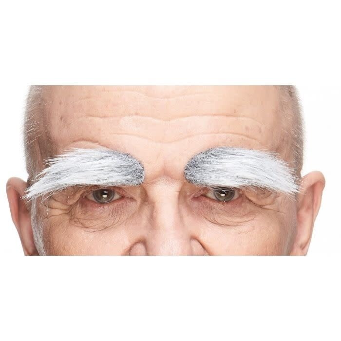 Borstelige Wenkbrauwen / Grijs & Wit