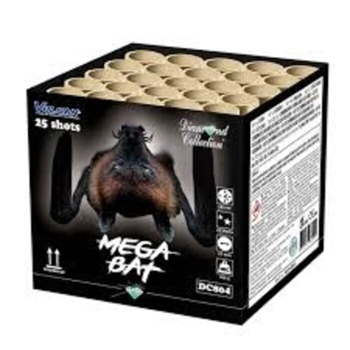 Vuurwerkbatterij Mega Bat / 25 Shots