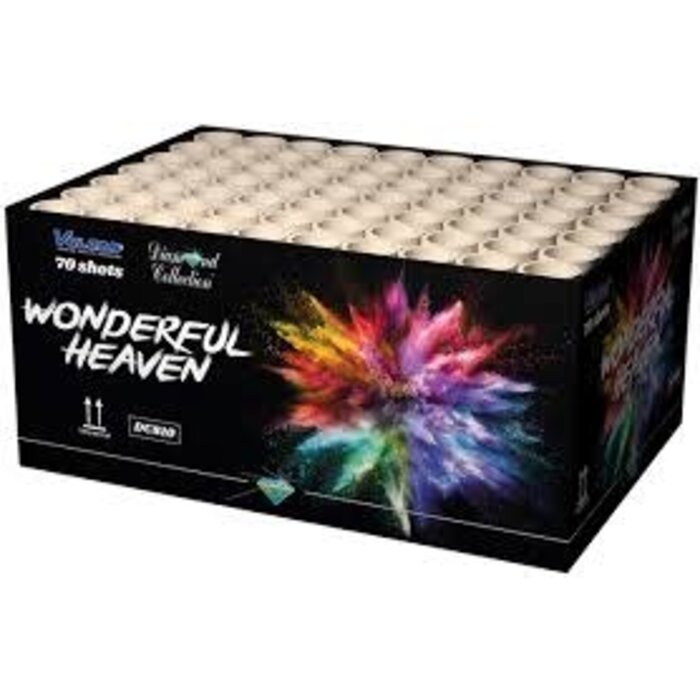 Vuurwerkbatterij Wonderfull Heaven / 70 Shots