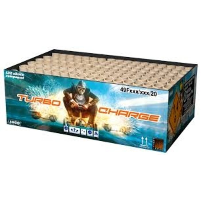 Vuurwerkbatterij Turbo Charge / 122 Shots
