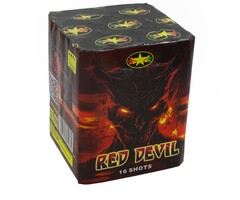 Vuurwerkbatterij Red Devil  / 16 shots
