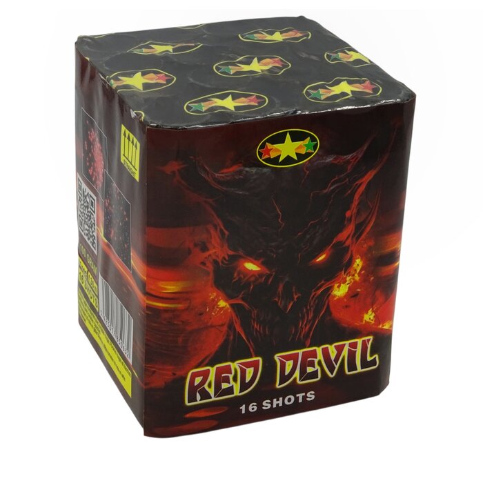 Vuurwerkbatterij Red Devil  / 16 shots