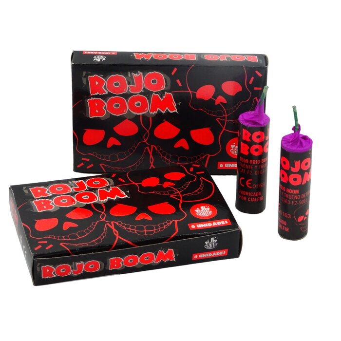 Rojo Boom Knaller met flits / 6 Stuks