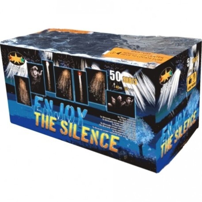 Vuurwerkbatterij Enjoy The Silence 50 Shots / Low Noise