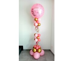 Topballon Chique met Tassels en goudschilfers