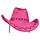 Cowboyhoed Fuschia/Roze