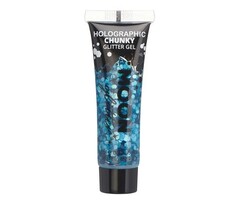Chunky Glittergel Moon 12ml / Blauw