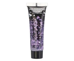 Chunky Glittergel Moon 12ml / Paars