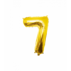 Folieballon Cijfer Goud / 86cm - Cijfer 7