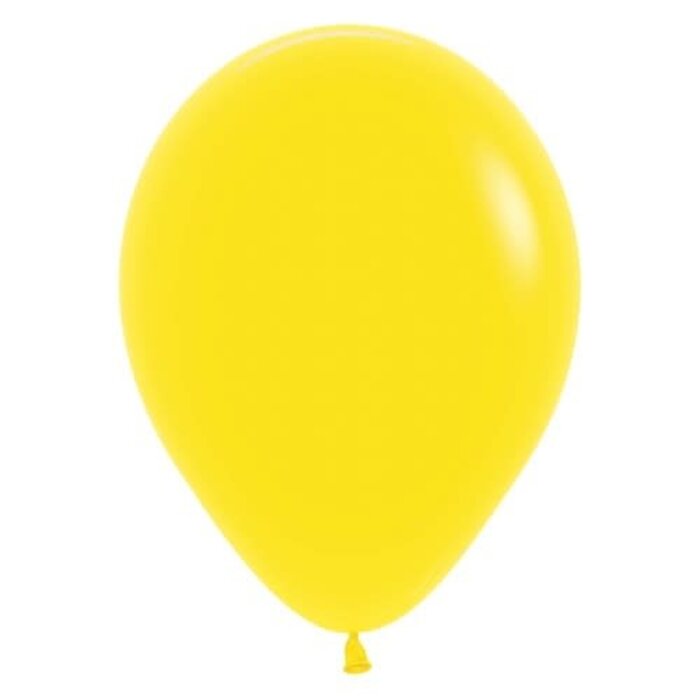 12x Latex Ballonnen -30cm / Geel