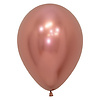 12x Latex Ballonnen -30cm /  Blinkend Rosé