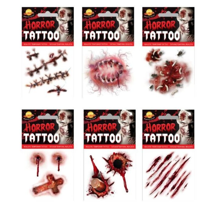 Nepwonden Tattoo's / 1 Stuks