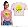 Emoticon Mesh Top / Dames