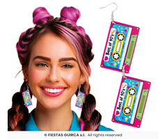 Cassette Oorbellen / 2 Stuks