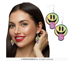Emoticon Oorbellen / 2 Stuks