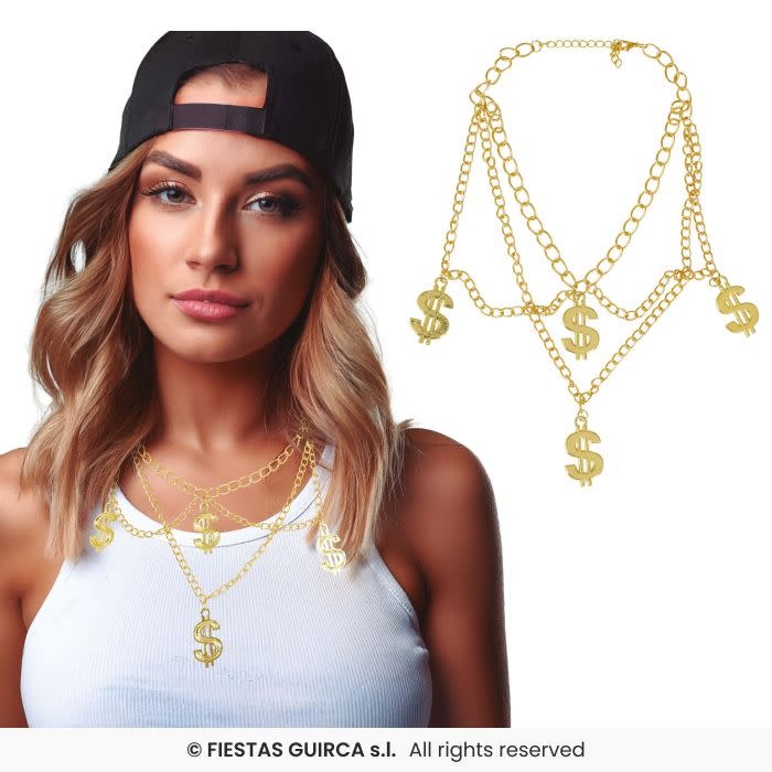 4 Dollars Ketting / Goud
