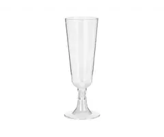 Plastic Champagne Glaasjes 150ml / 6 Stuks