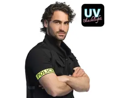 Politie Armband / UV- Effect