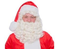 Baardstel Kerstman Deluxe / Kanekalon