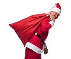 Kerstman Zak 100cm x 60cm