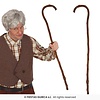 Opa/ Oma Wandelstok 90cm