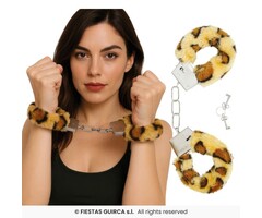 Handboeien Luipaardprint