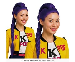 K- Pop Mystic Pruik Paars