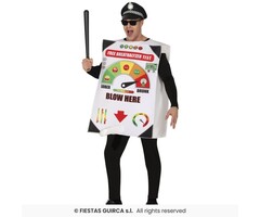 Politiekostuum Alcoholtester / One Size