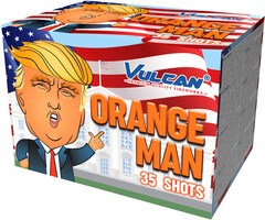 Vuurwerkbatterij Orange Man / 35 Shots