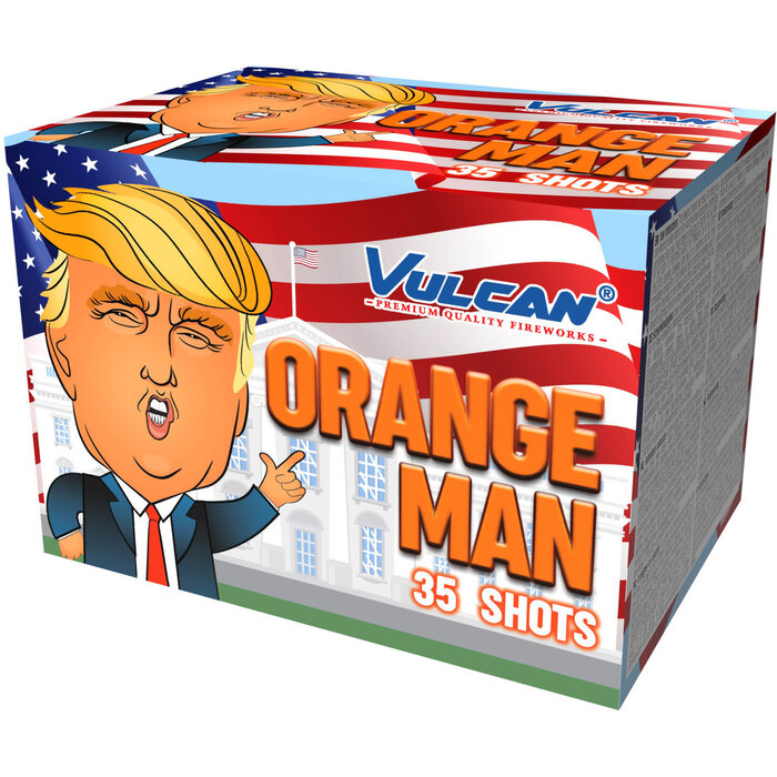 Vuurwerkbatterij Orange Man / 35 Shots