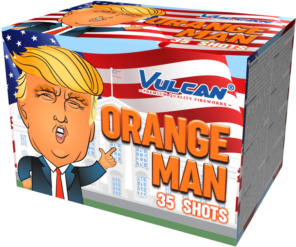 Vuurwerkbatterij Orange Man / 35 Shots
