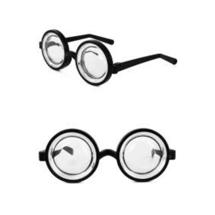 Bril met Jampotglazen