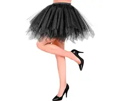 Tutu met onderrok / Zwart