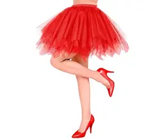 Tutu met onderrok / Rood
