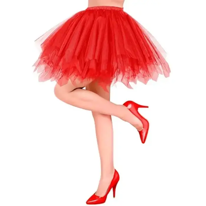 Tutu met onderrok / Rood