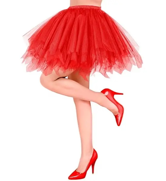 Tutu met onderrok / Rood