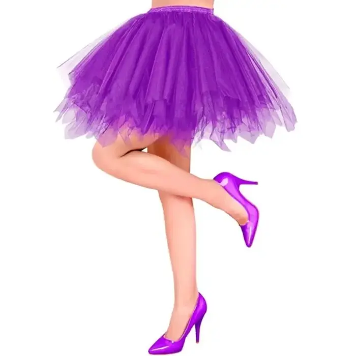 Tutu met onderrok / Paars