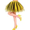 Tutu met onderrok / Zwart & Geel