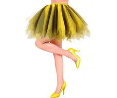 Tutu met onderrok / Zwart & Geel