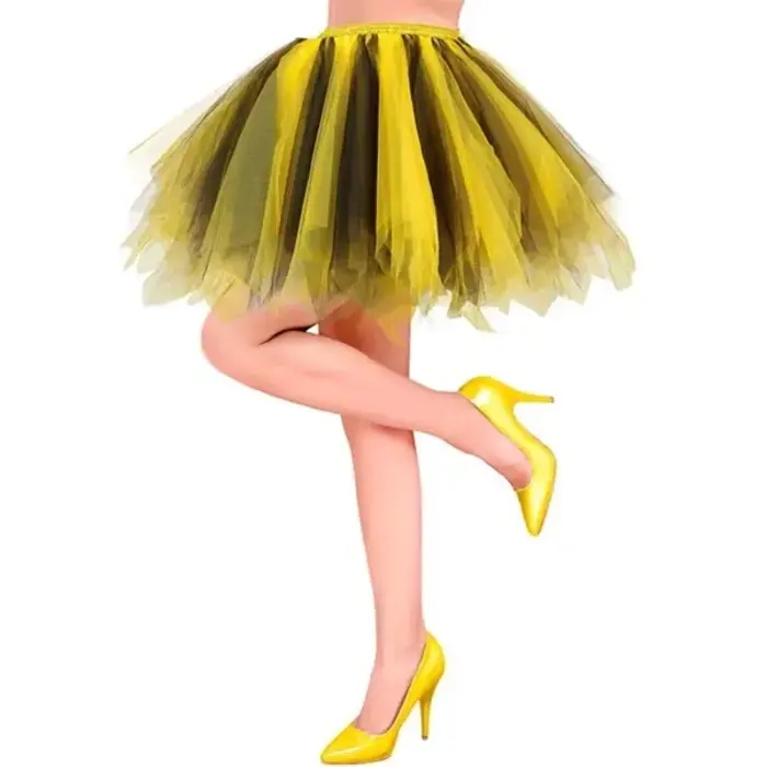 Tutu met onderrok / Zwart & Geel