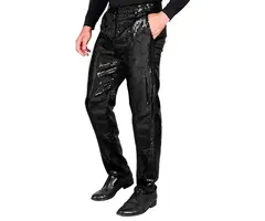 Herenbroek Sequin / Zwart