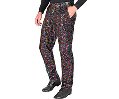 Herenbroek Sequin / Regenboog