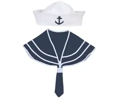 Marine Set / Kraag + Hoedje