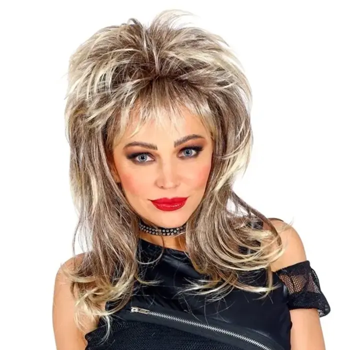 80's Rockstar Pruik / Dames