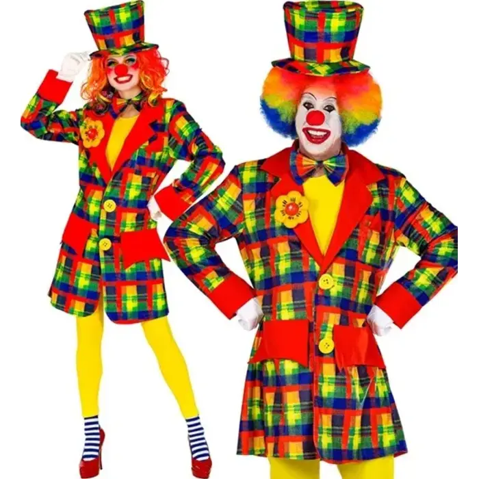Clown Kleurrijke Jas / Coat