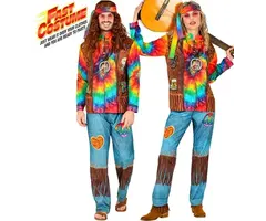 Hippie Kostuum / Broek + Jas & Hoofdband
